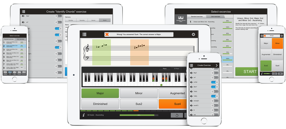 ear or aural music training apps